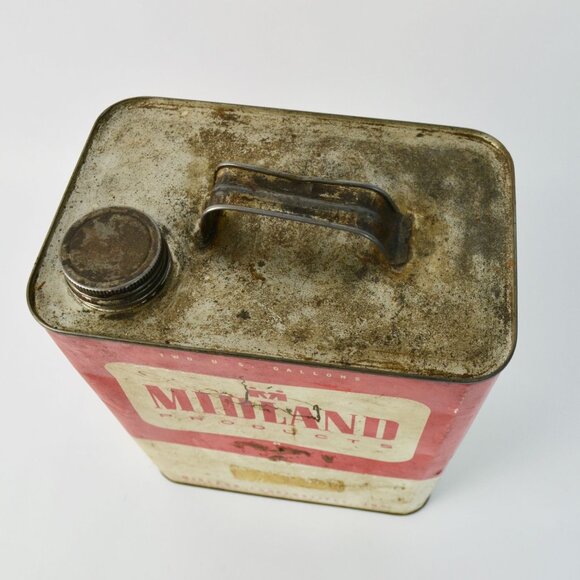 Vintage Midland Products 2-Gallon Oil Can Minneapolis MN Milwaukee WI Mason City - Picture 7 of 8